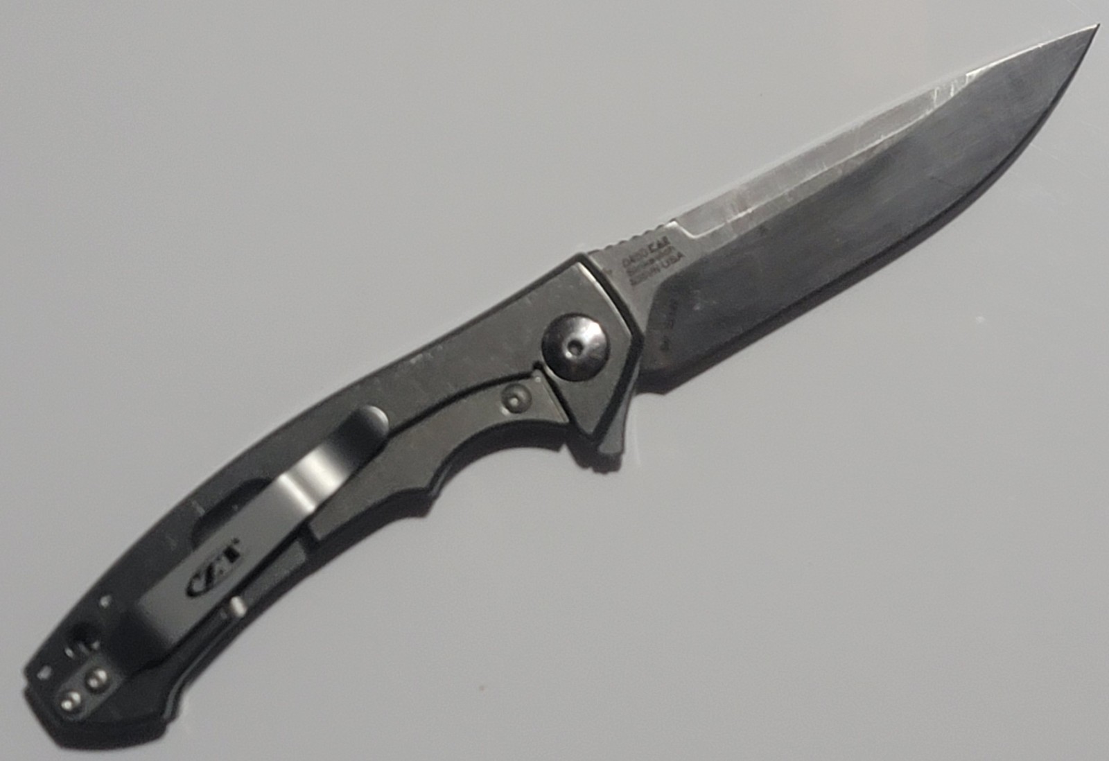 ZERO TOLERANCE Sinkevich 0450 Flipper Titanium Knife 3.25" Stonewash/Satin ZT !!