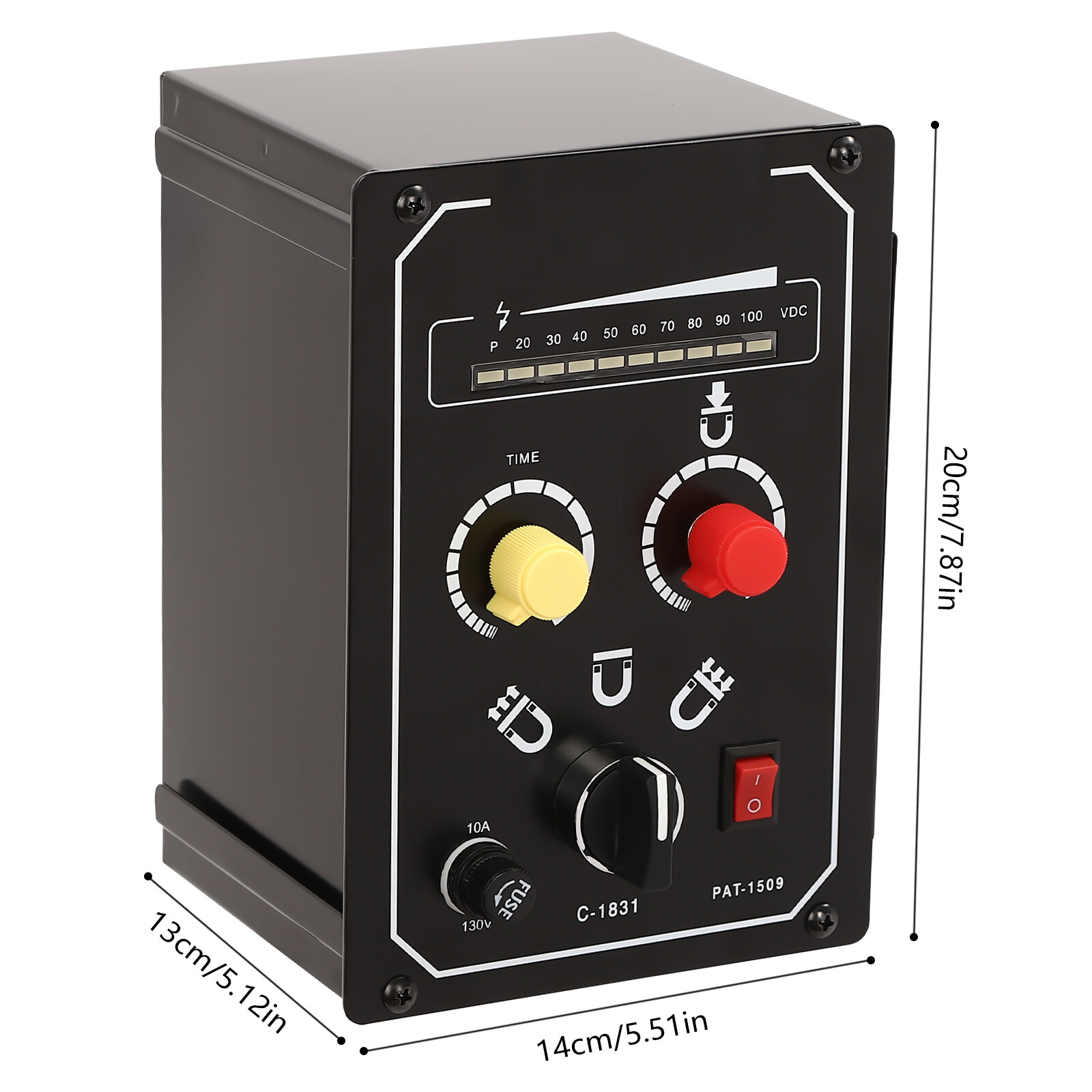 Adjustable Magnetic Force Electro Magnetic Chuck Controller Intuitive Operation