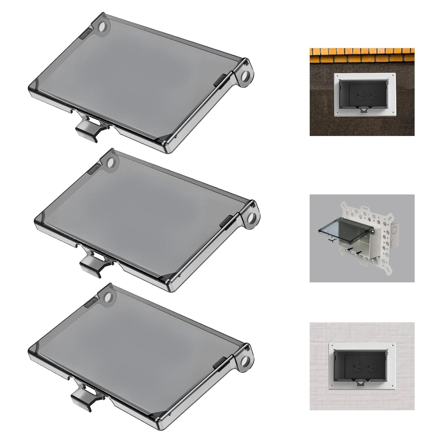 DBHC-1 Type 3r Enclosure Cover fit Horizontal Outdoor Outlet Cover Wet Locations