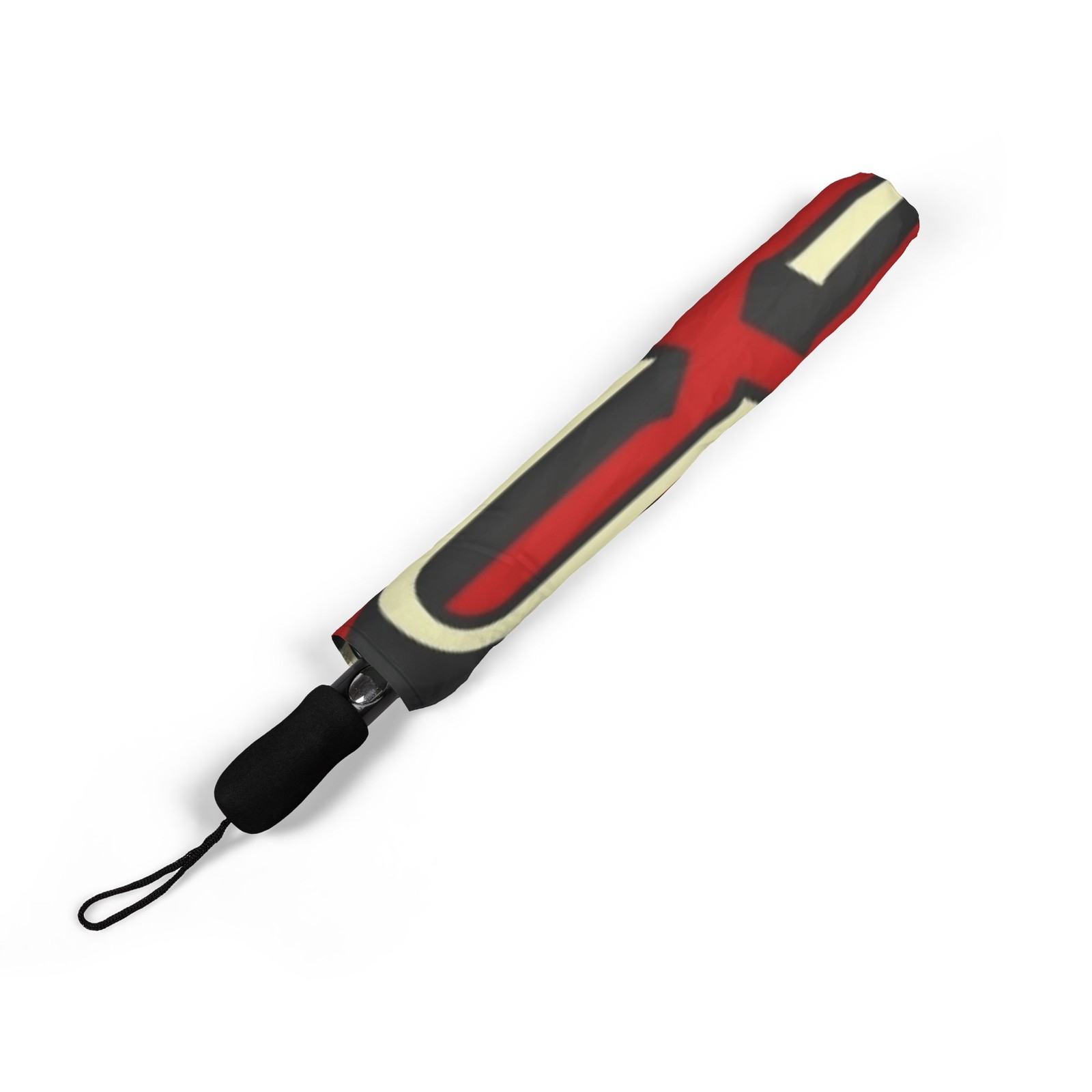 Retro Red Parking Time Sign Umbrella
