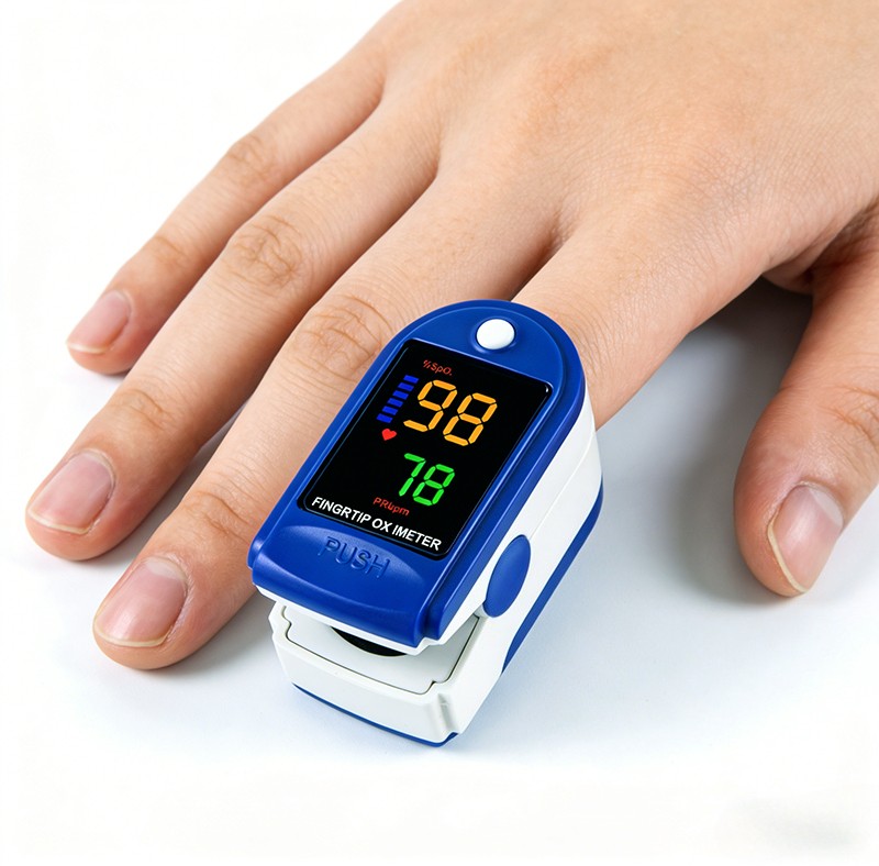 Pulse Oximeter Finger Clip Blood Oxygen Pulse Heart Rate Tester Oxygen