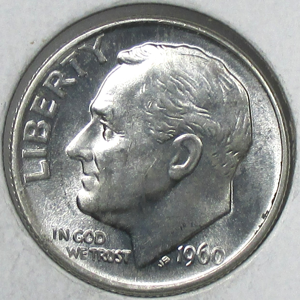 1960 Roosevelt Silver Dime