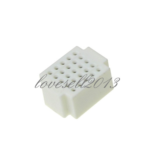 10pcs Mini 25 Points Breadboard Solderless Prototype Tie-point white For Arduino