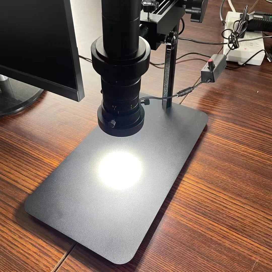 Illuminator Lamp LED Ring Light Source for Industrial Microscope with Dust Cover