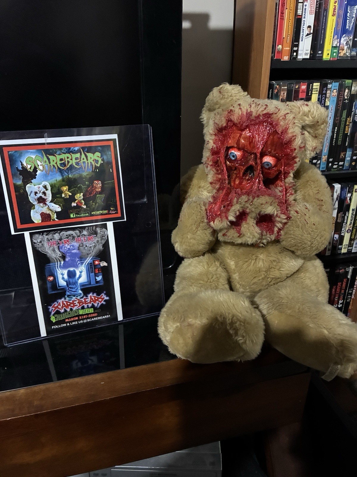 Demonic Toys Teddy Bear  Custom Movie Replica Horror Movie OOAK