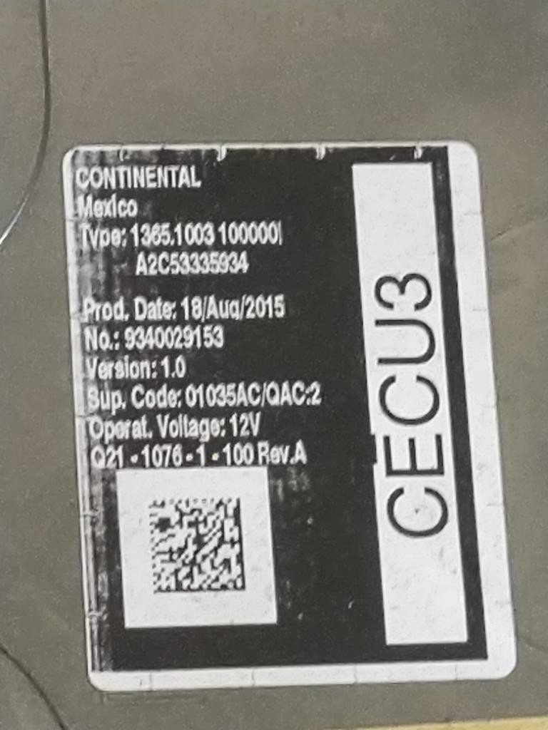 Replaces 2016 KENWORTH T680 CAB CONTROL UNIT MODULE , OH