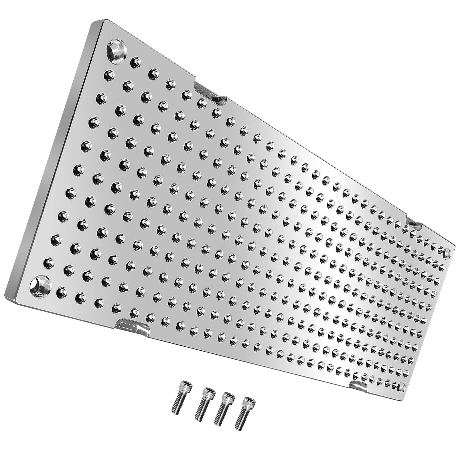 6" x 16" x 1/2" MIC7 Aluminum Fixture/Sacrificial Plate, Mini Pallet