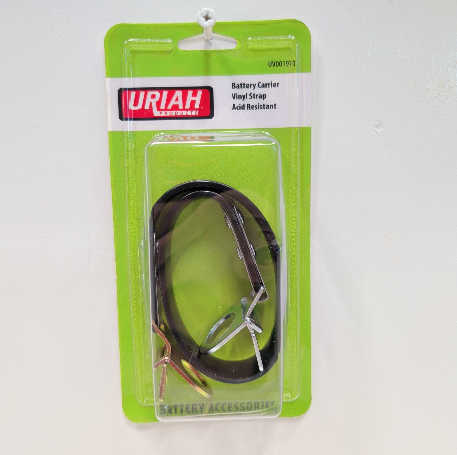 Uriah UV001970 17.5" Vinyl Battery Carrier Strap Terminal Style New