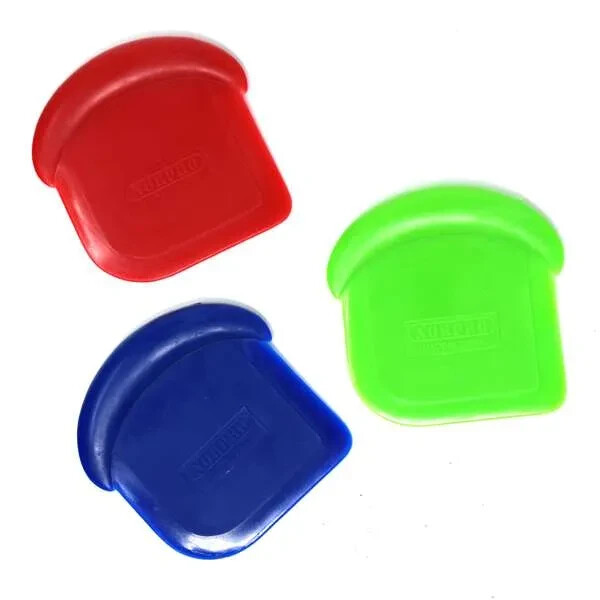 LOT OF (3) Norpro 246  My Favorite Nylon Pot & Pan Food Scrapers ASSORTED COLOR