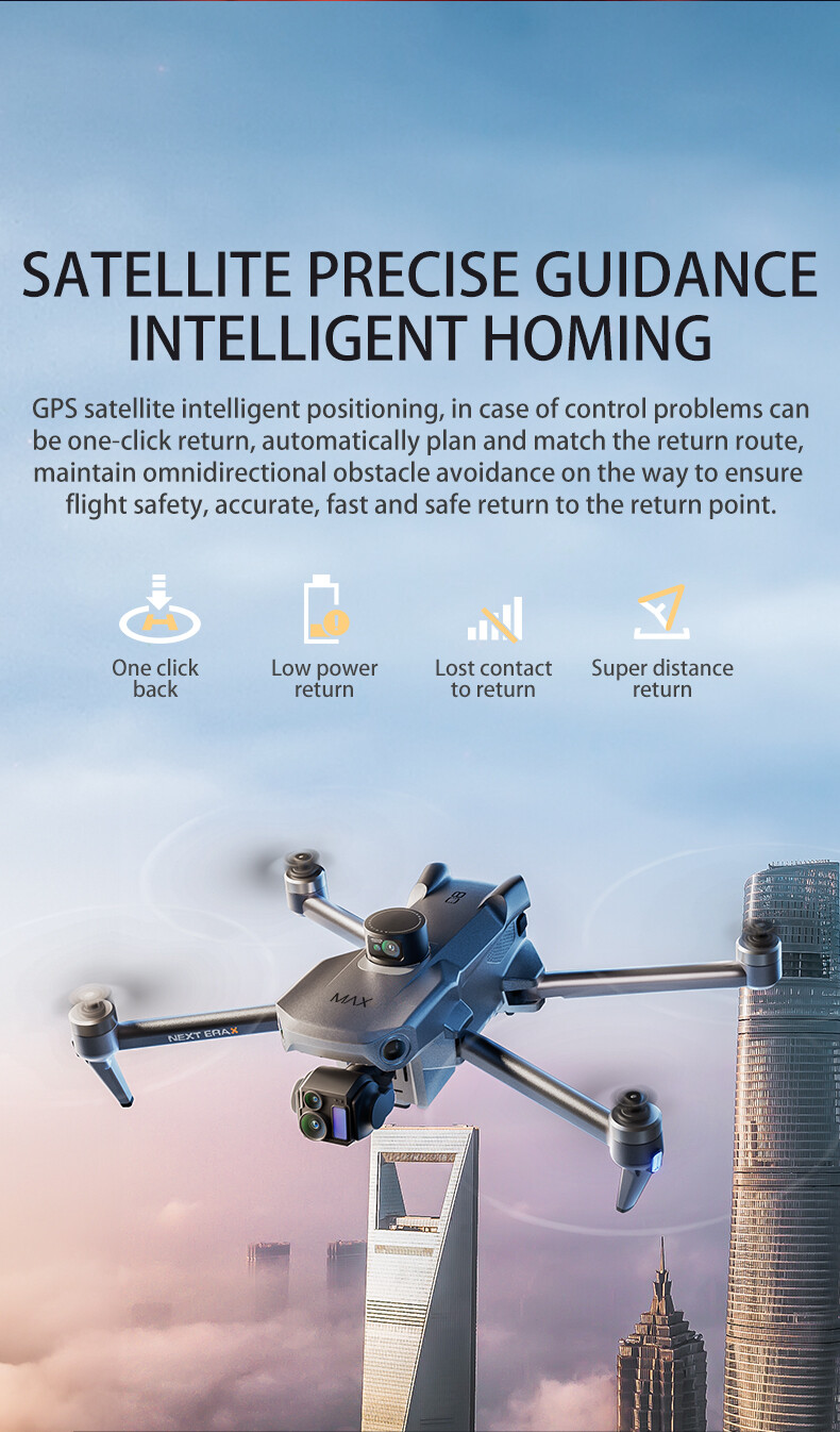 P7 Max Drone GPS 6KM 3-axis Gimbal 8K Camera 360° Obstacle Avoidance 2 Battery