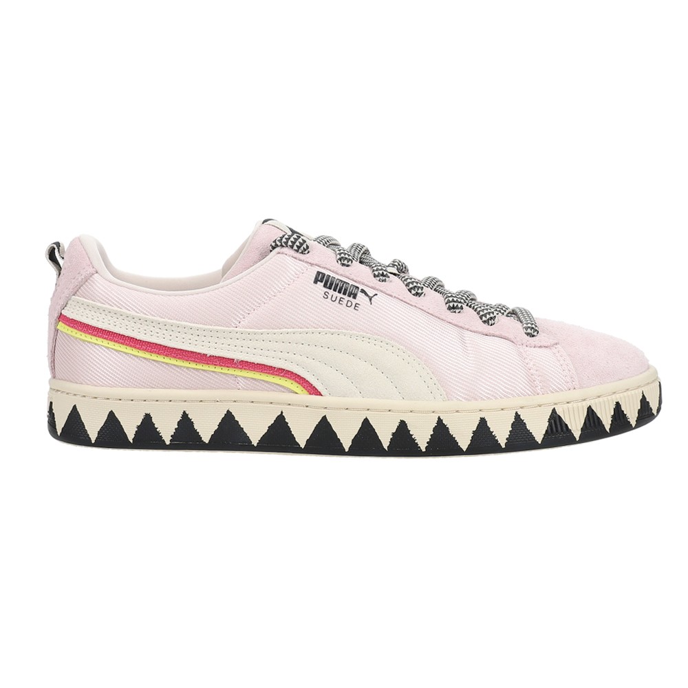 PUMA  X Lemlem Suede Lace Up  Womens Pink Sneakers Casual Shoes 39400901