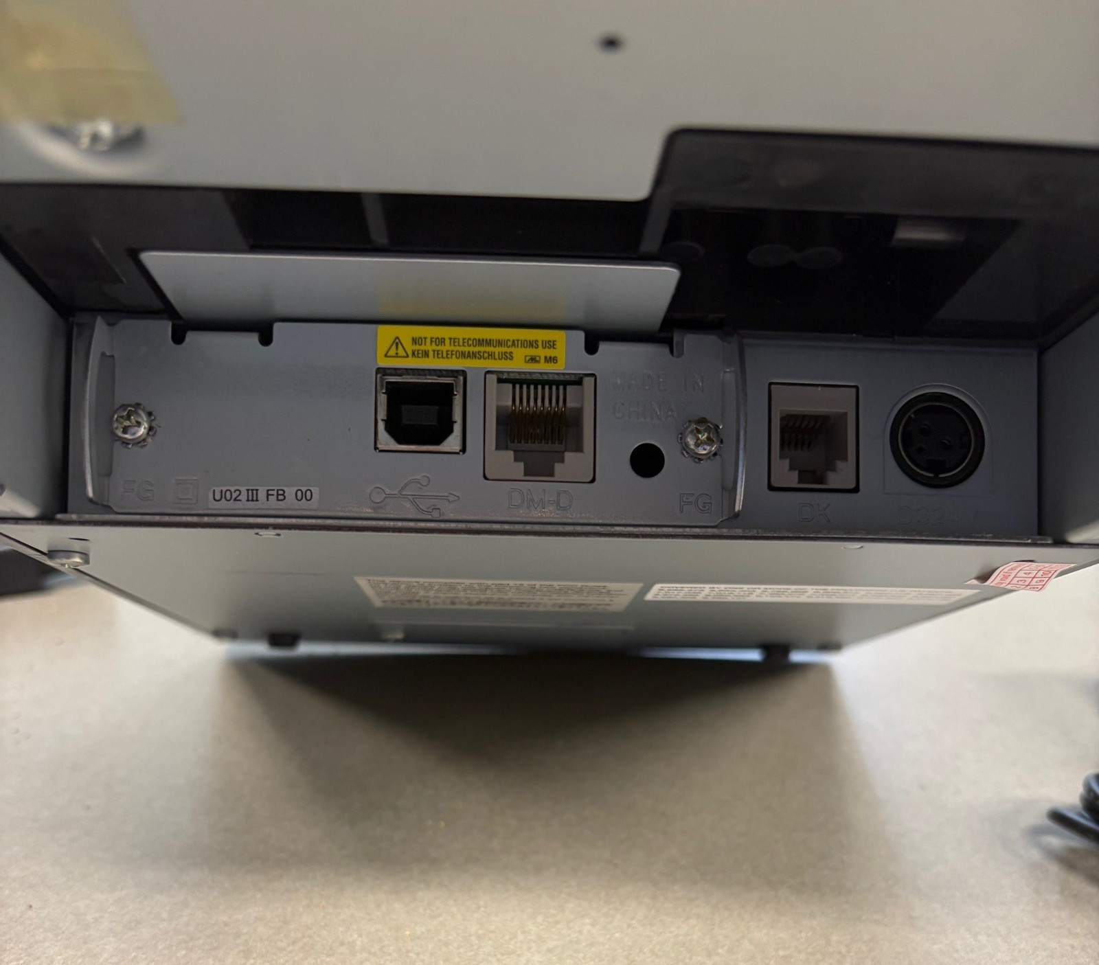 TESTED EPSON TM-U220A M188A Dot Matrix POS Receipt Printer w/Power & Interface