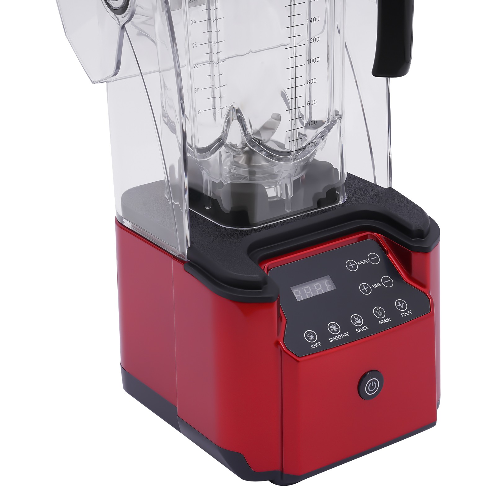Commercial Professional Blender W/ Shield Quiet Sound Enclosure Timer 2200W