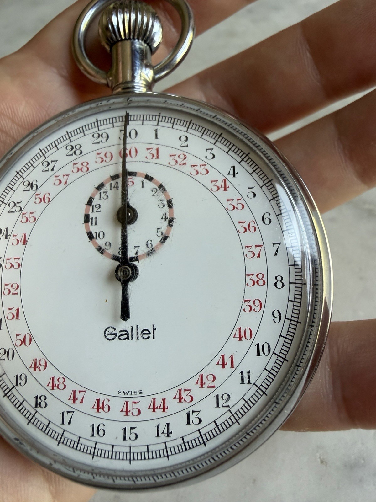 Vintage Gallet Swiss Stopwatch