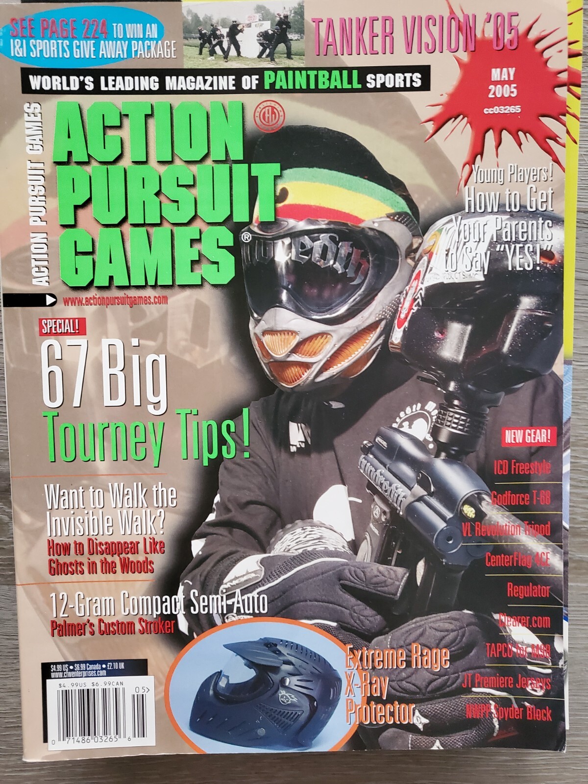 Priced To Sell May 2005 APG Action Pursuit Games Print Paintball Magazine