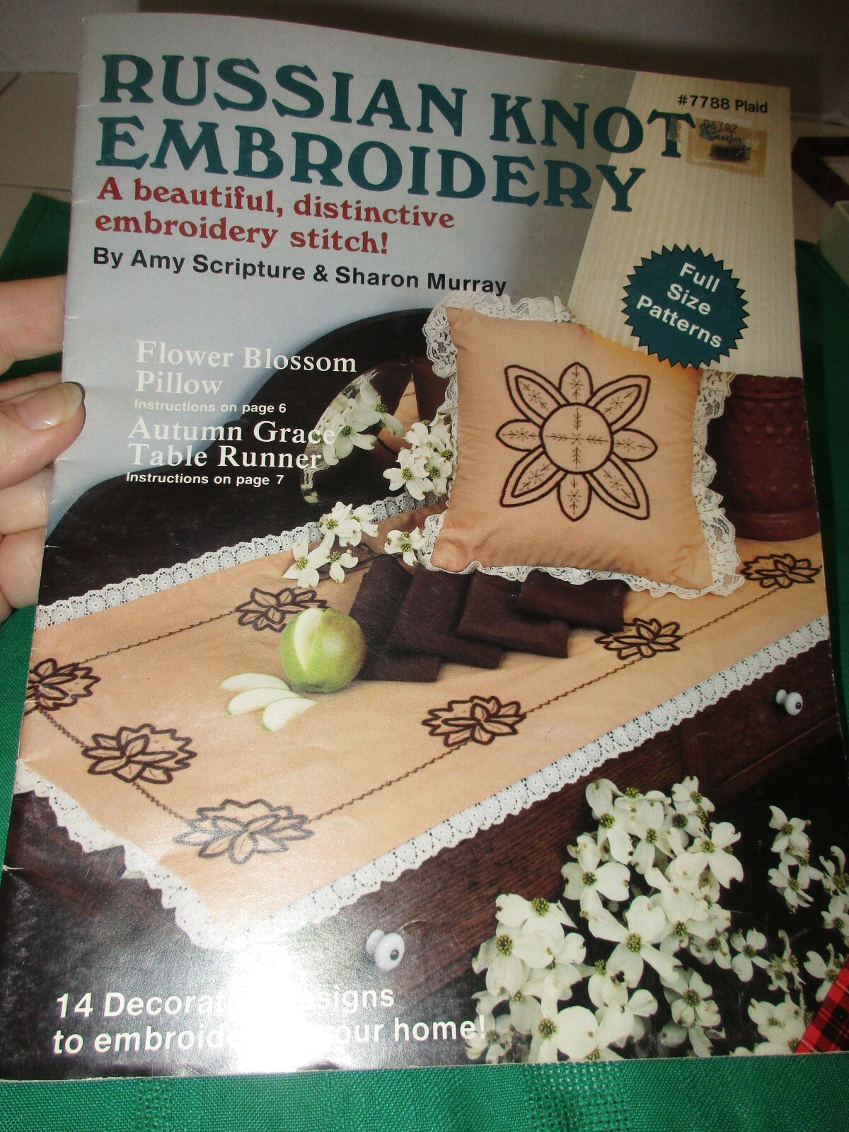 Plaid Russian Knot Embroidery Pattern Booklet Amy Scripture & Sharon Murray