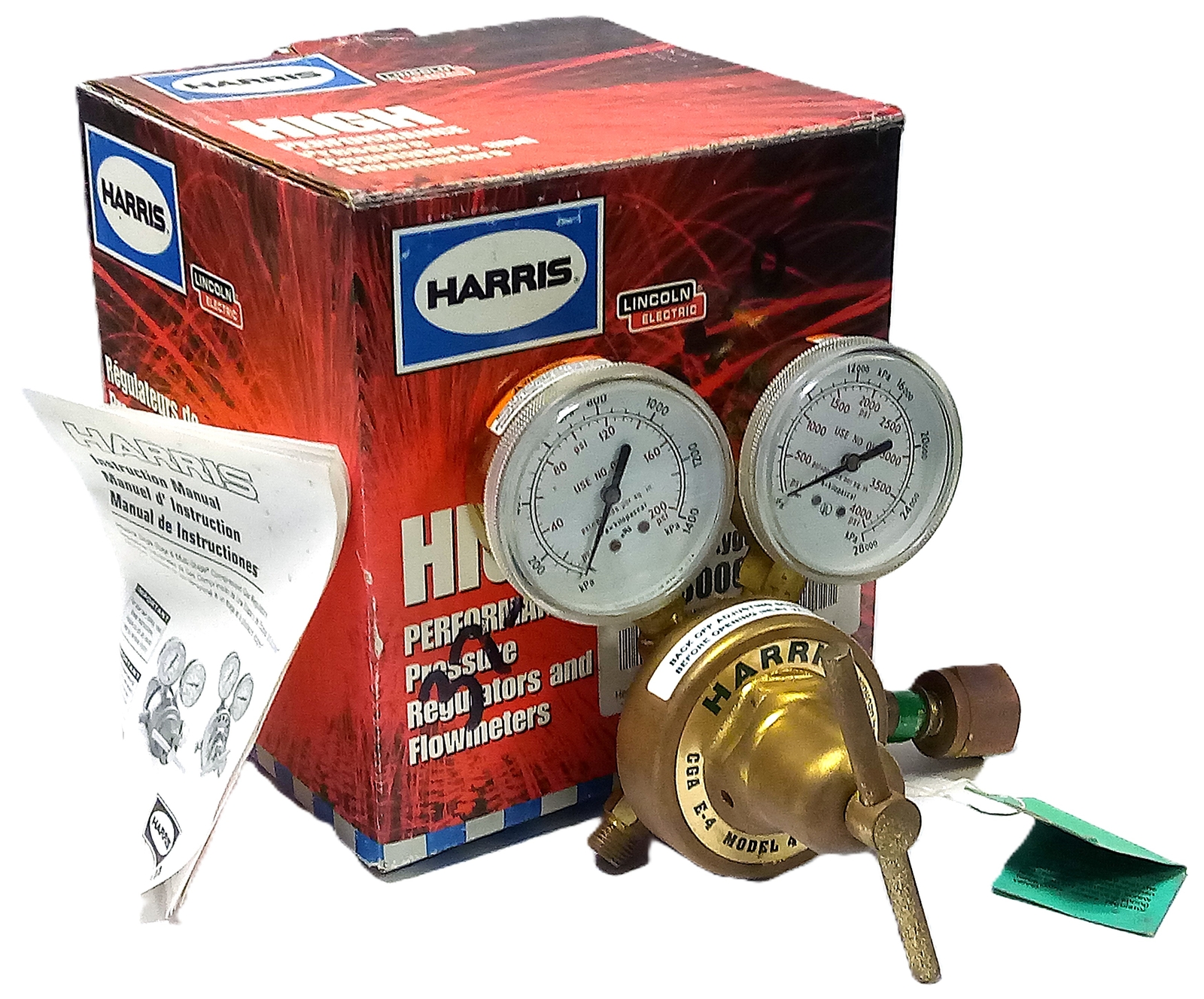 Harris 425-125-540SG 9/16-18 Gas Welding Regulator w/ Surge Guard