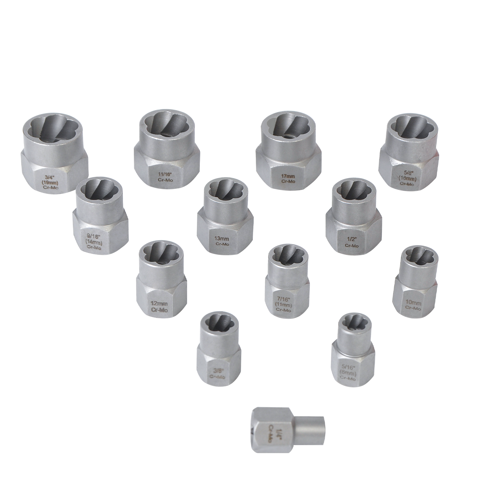 49pcs Master Extractor Tool Set, Screw Bolt & Nut Extraction Set, Drill Bit Set