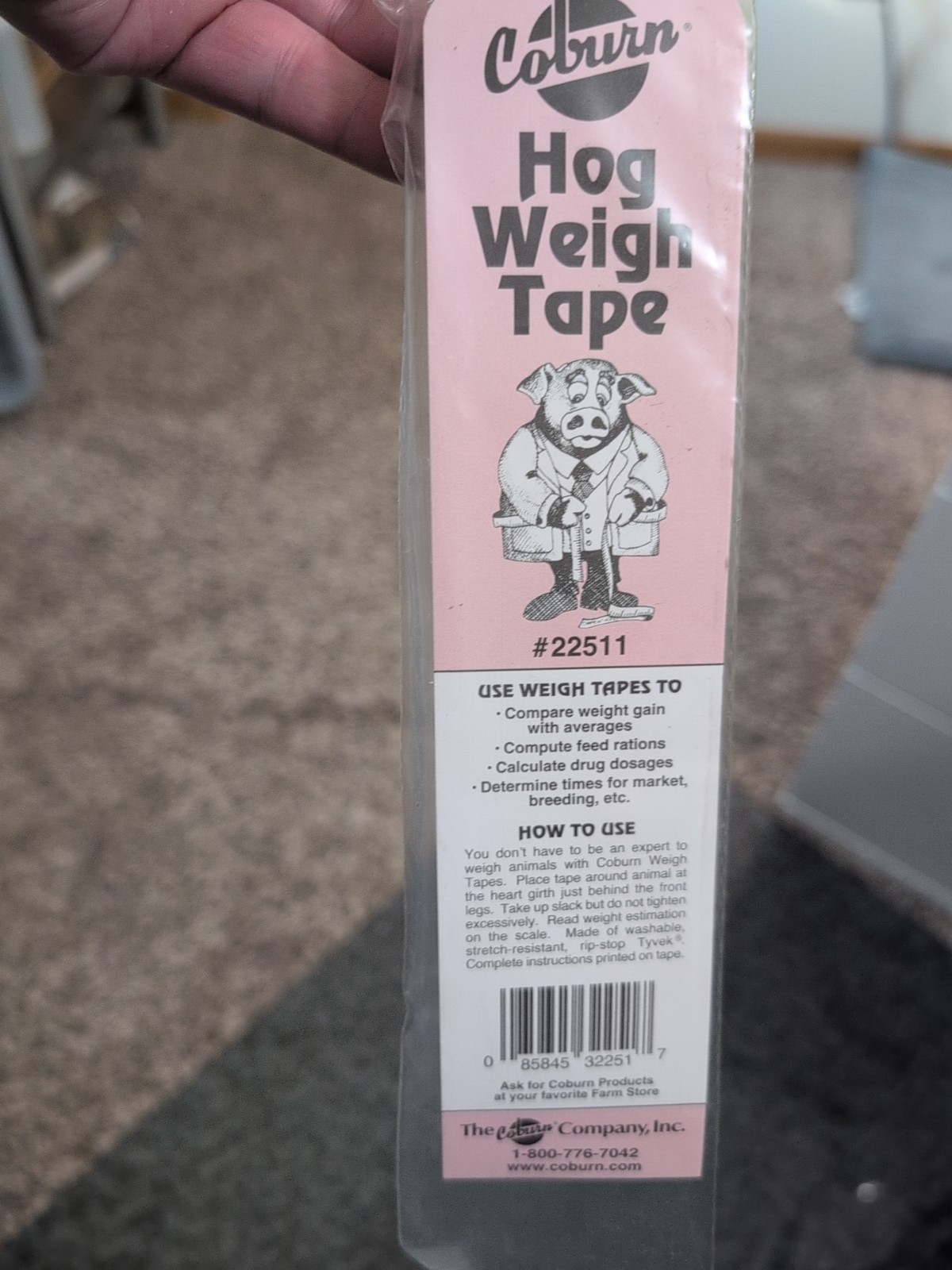 Hog Weigh Tape