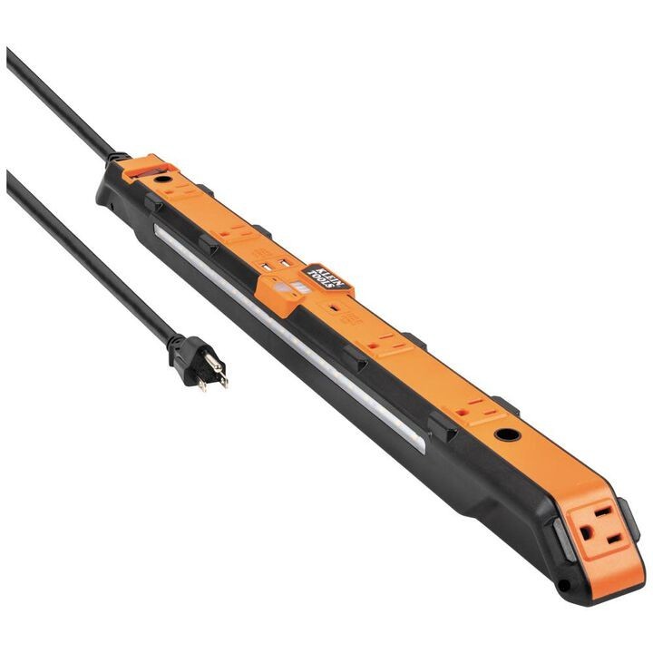 Klein Tools Power Strip Pro 29602 - Magnetic Power Strip Surge Protector