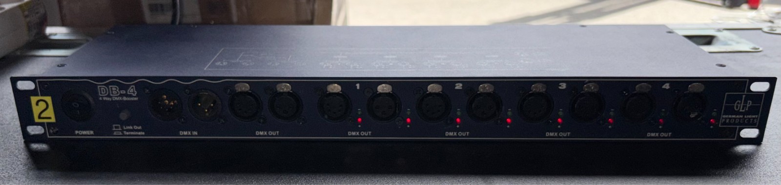 GLP DB-4 4 Way DMX Booster