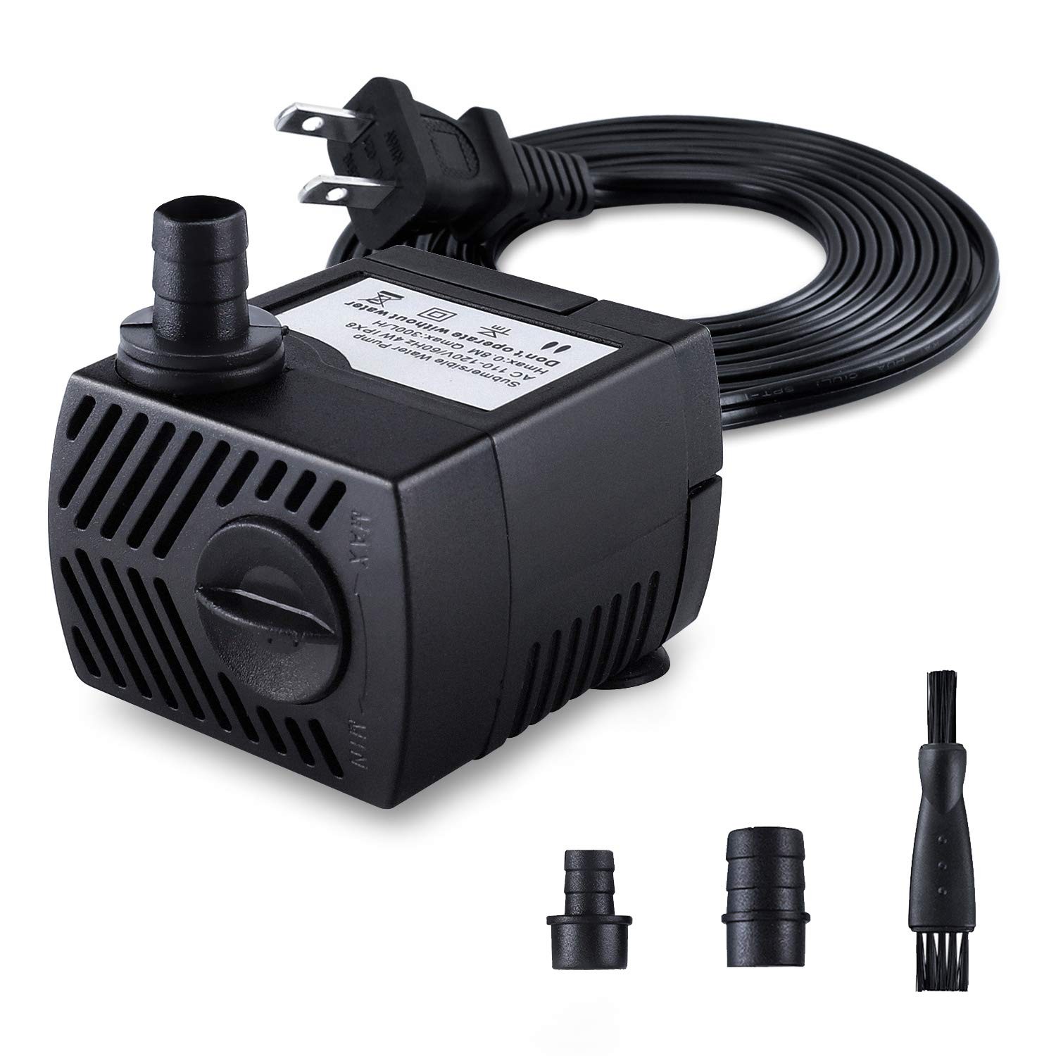 80GPH Submersible Fountain Water Pump Aquarium Fish Tank Hydroponics FROM USA