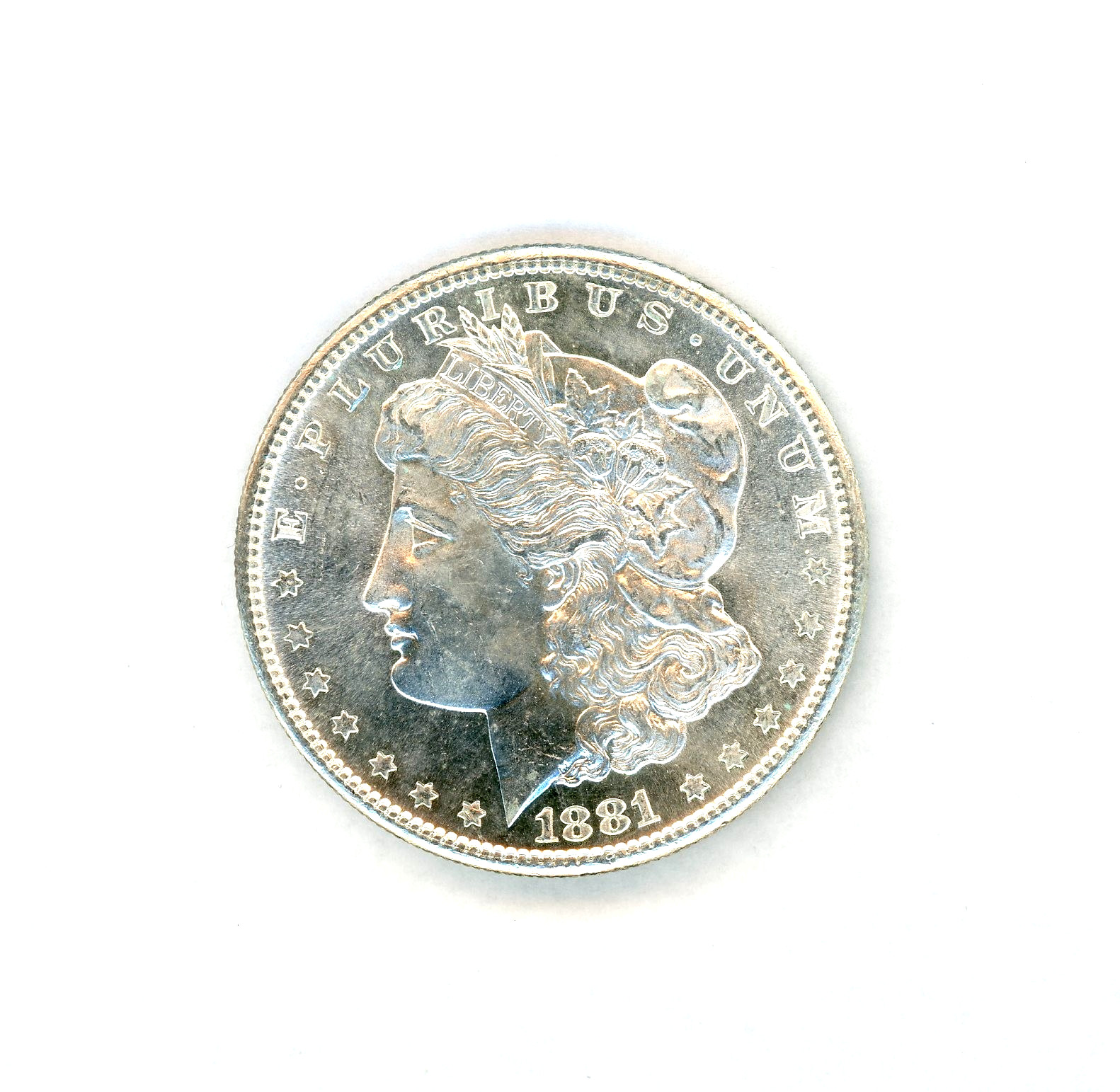 1881-S $1 Morgan (90%) Silver Dollar U.S. UNC/BU
