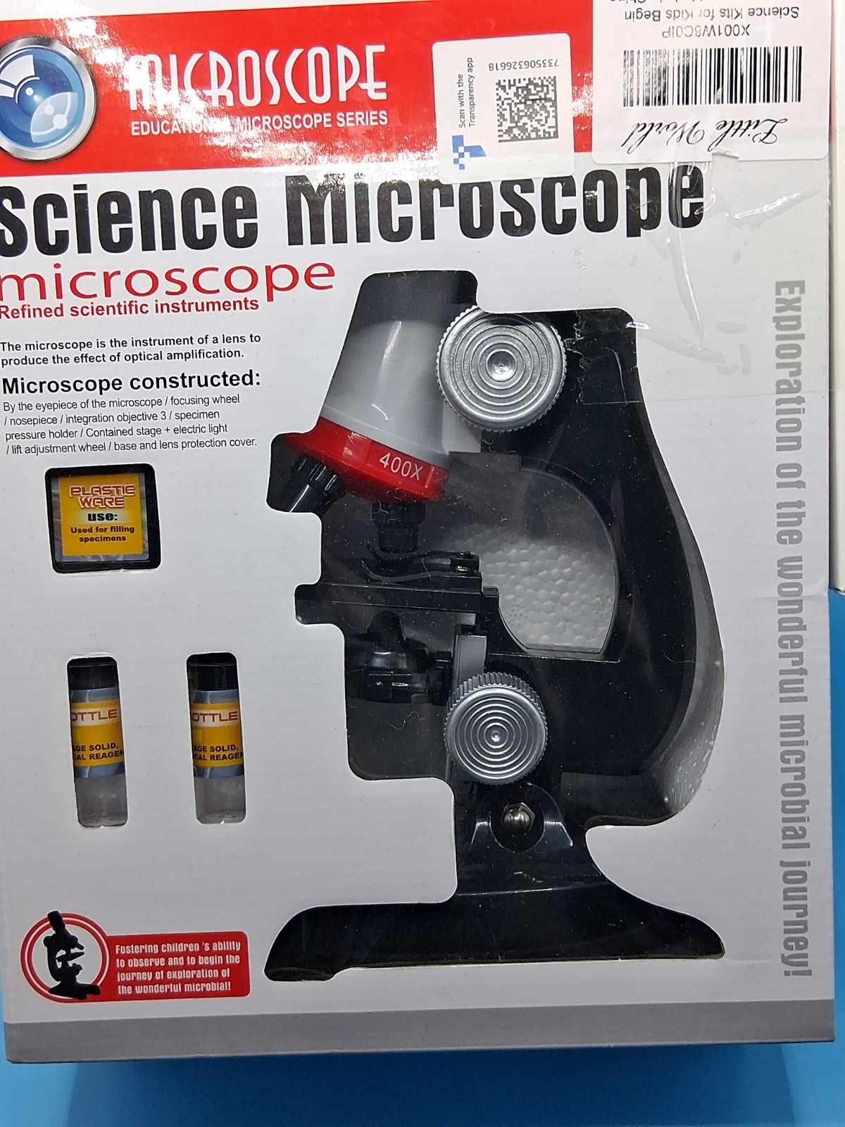 Science Microscope Educational Series With Extra Box Of Slides !!