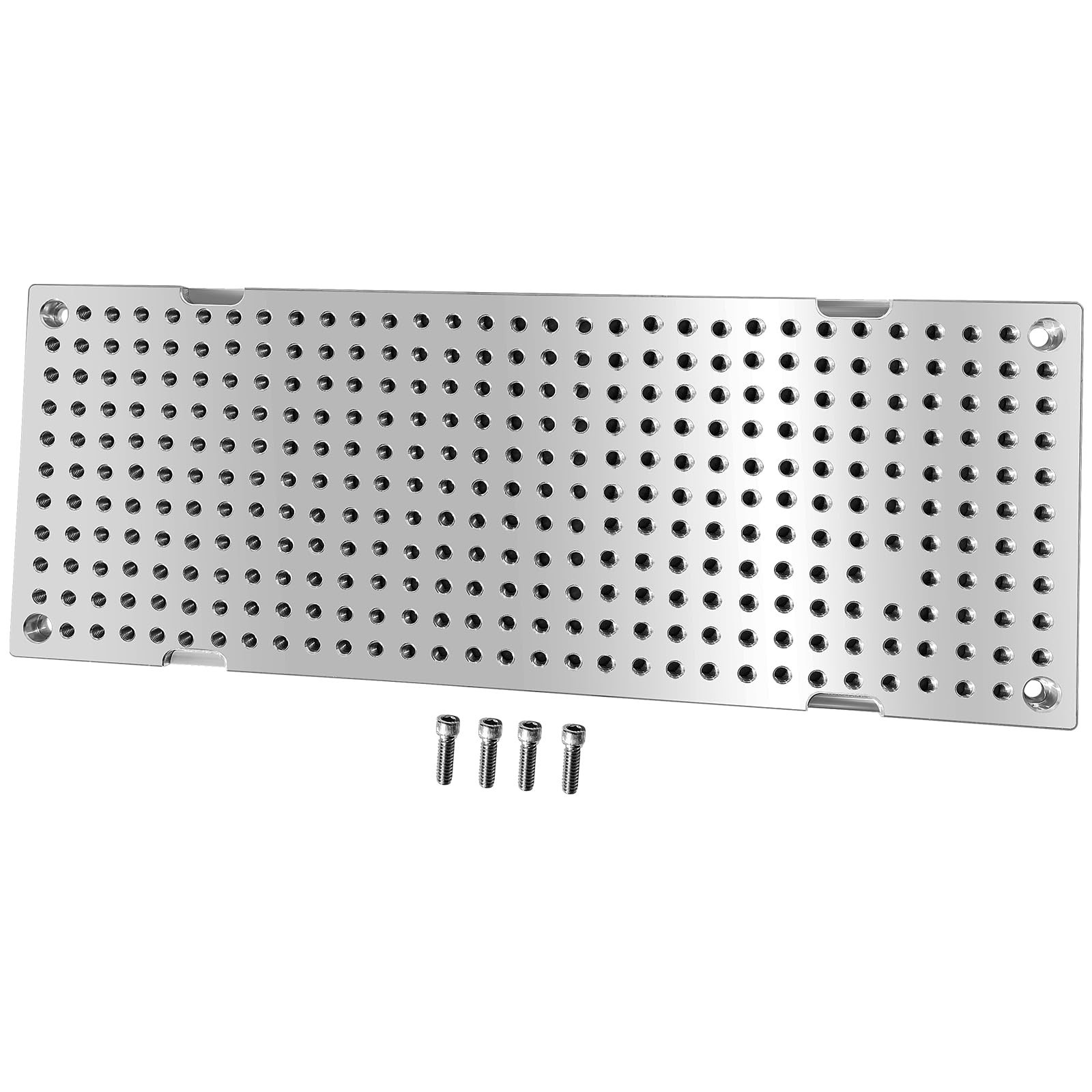 6" x 16" x 1/2" MIC7 Aluminum Fixture/Sacrificial Plate, Mini Pallet
