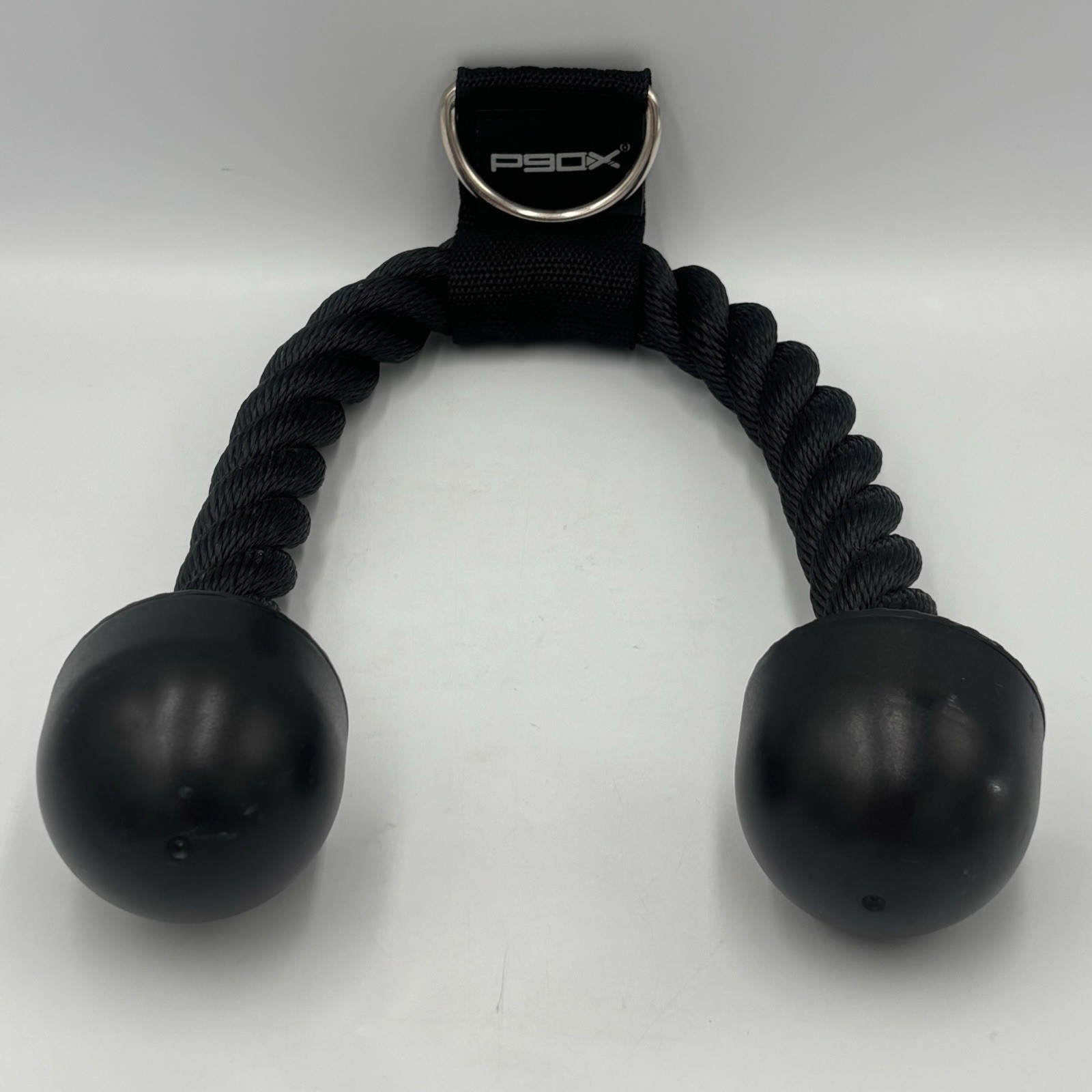 P9OX Tricep Rope Push Up Pull Down Press Bar Gym Cable Attachment Machine Handle