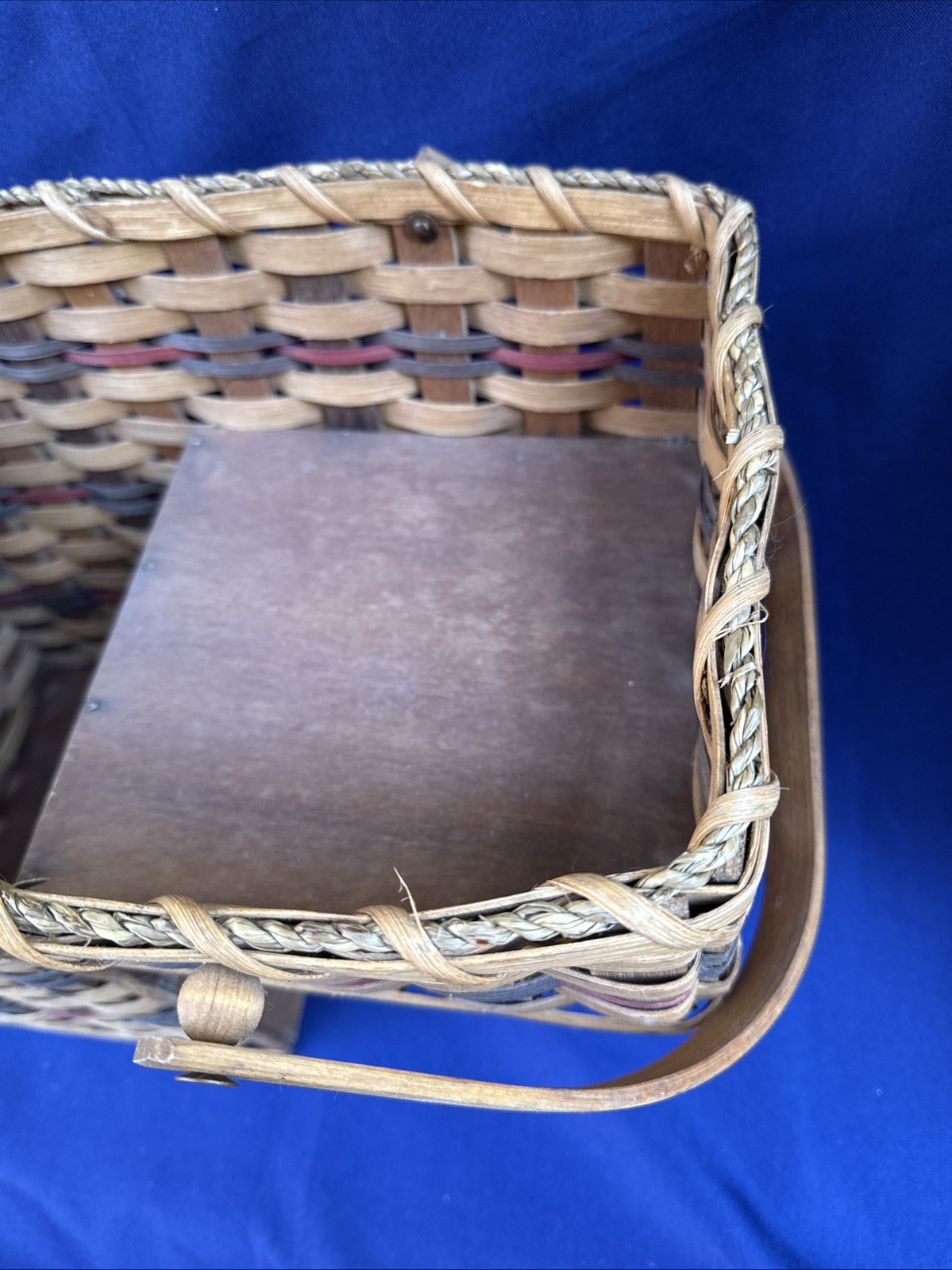 Handmade Woven Step Basket -N&S Baskets | Rustic Craft Decor