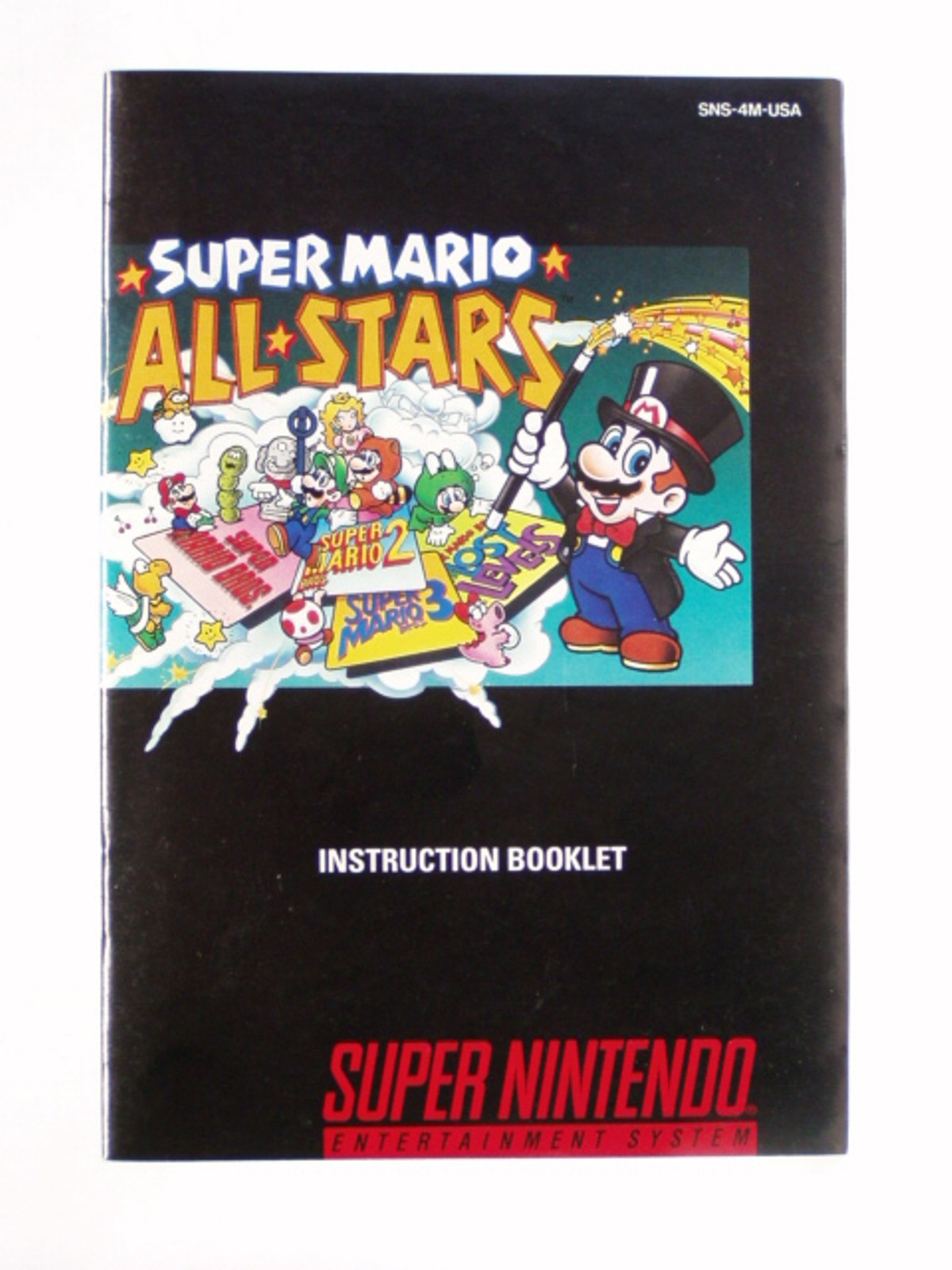 SUPER MARIO ALL STARS Authentic SNES Manual only, no game SUPER NINTENDO