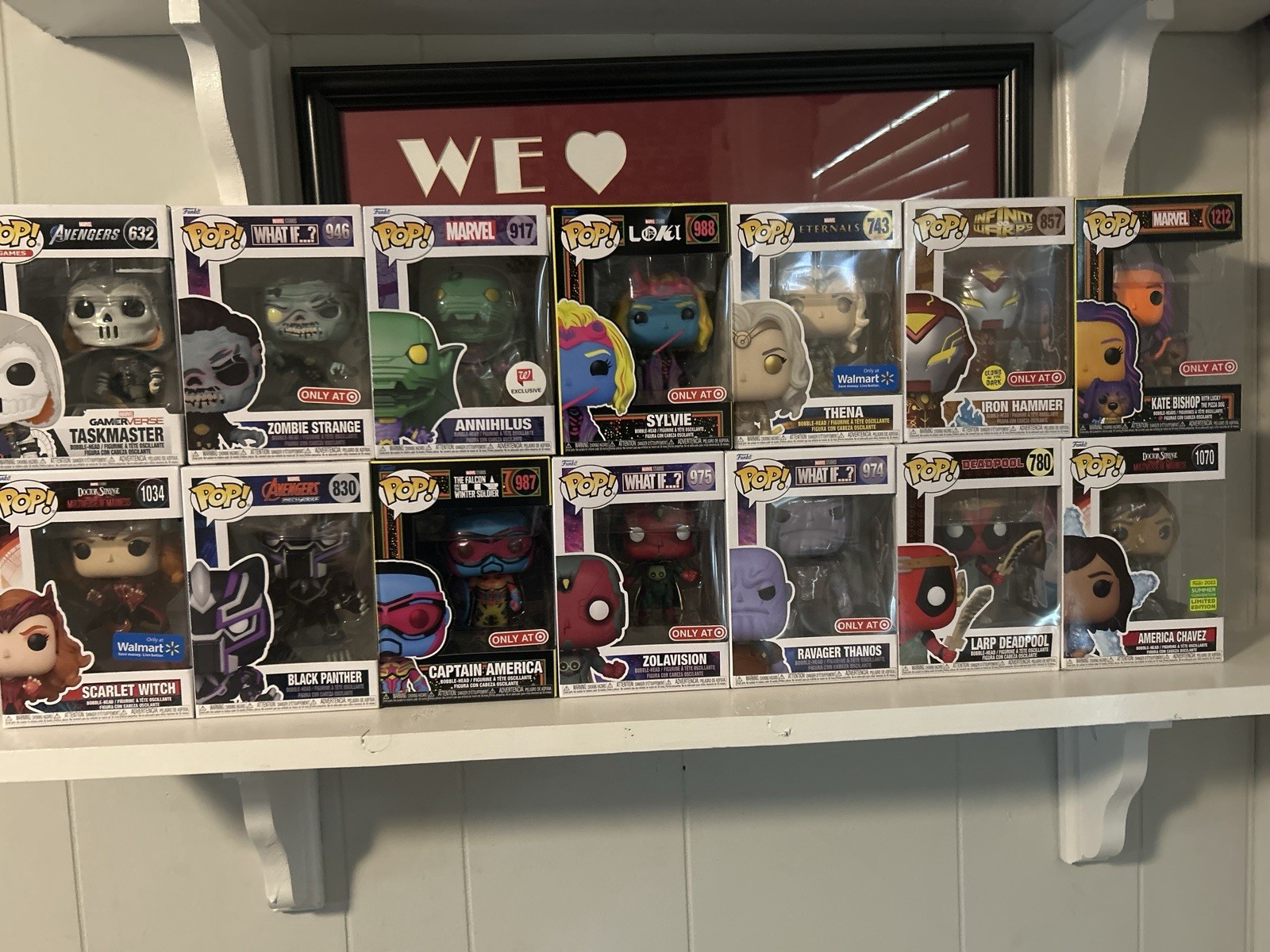 Funko Pop! Marvel 12-Pack Vinyl Mixed Lot Boxed Target/Walmart Exclusive LE