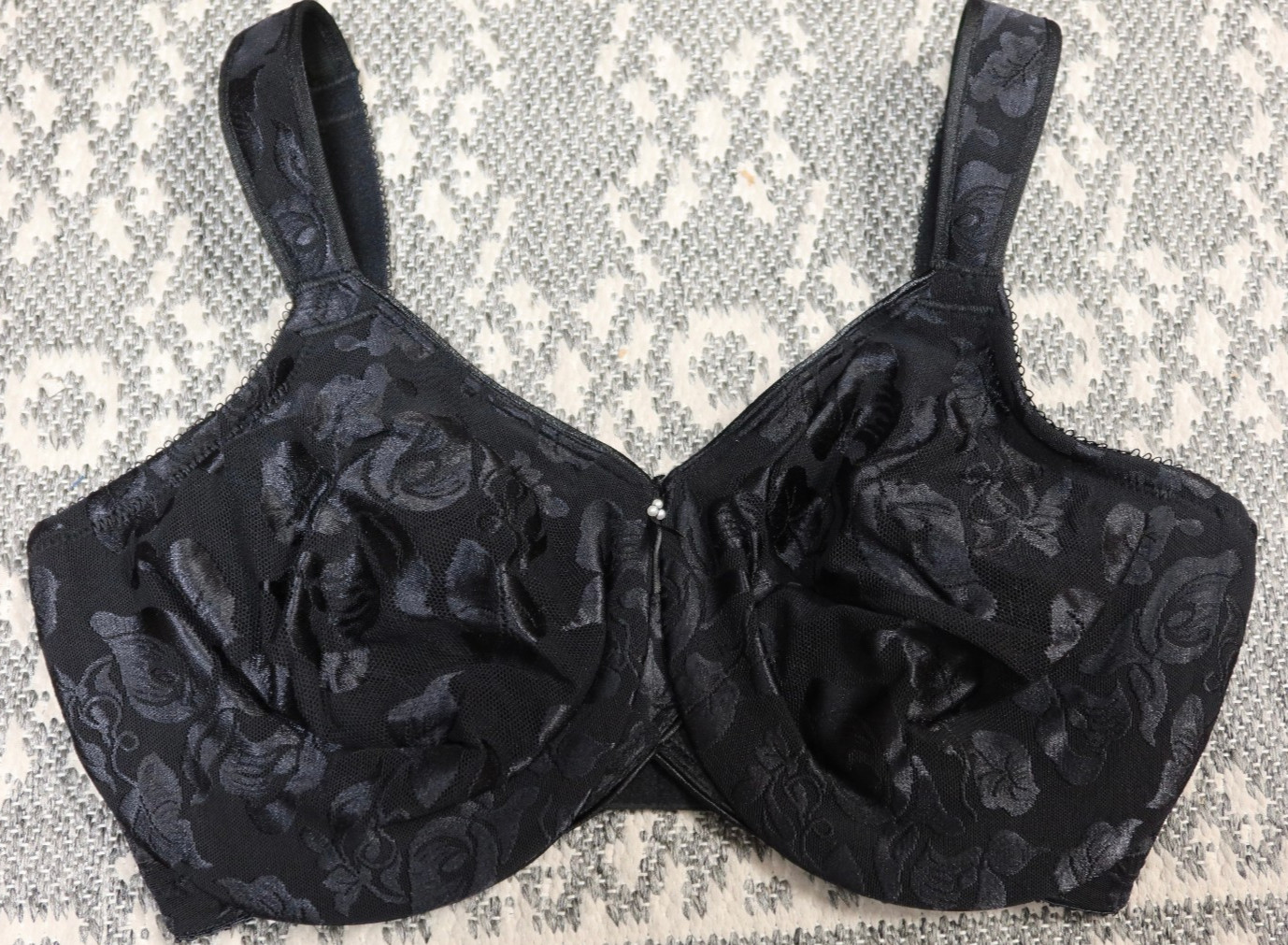 New Wacoal Awareness Underwire Bra - Size 34DDD - Black - # 85567