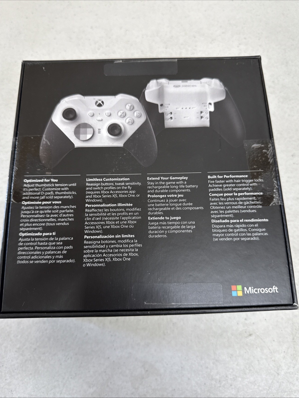 Microsoft 4IK00001 Xbox Elite Series 2 Core Wireless Controller, White - New OB
