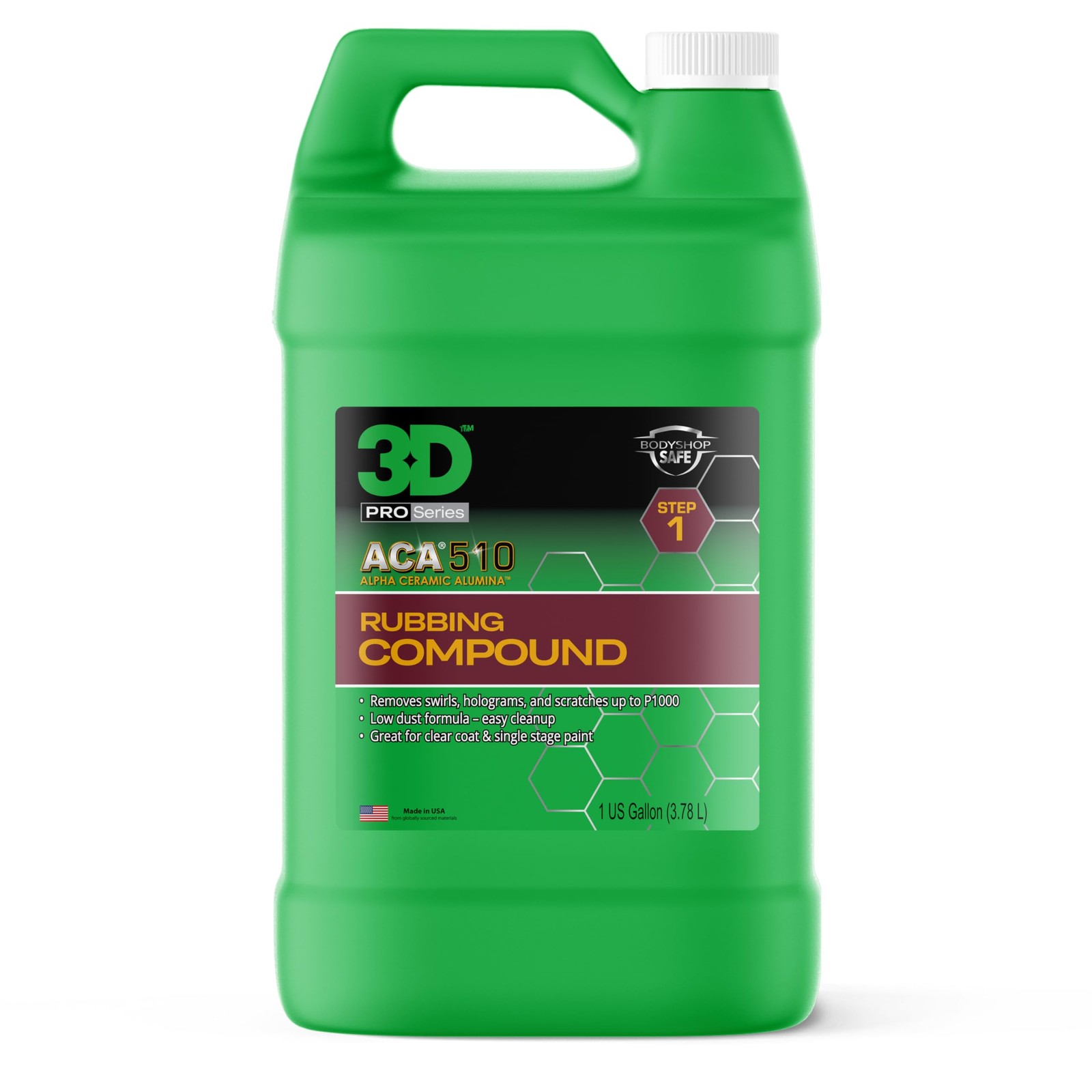 3d Car Care 3DD-510G01 Premium Rubbing Compound 1 Gallon