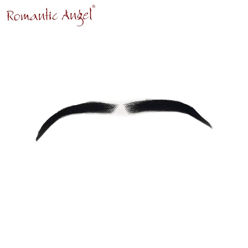 High quality Ducktail /Jack false mustache false beard black color hand made