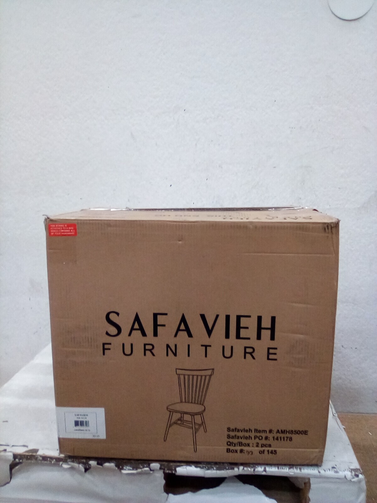 Safavieh PARKER SPINDEL SIDE CHAIR, Reduced Price 2172729654 AMH8500E