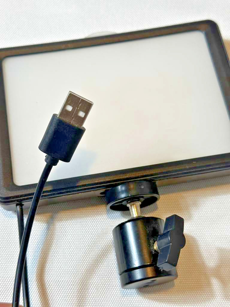 LED photo video light 10w multiple brightness levels