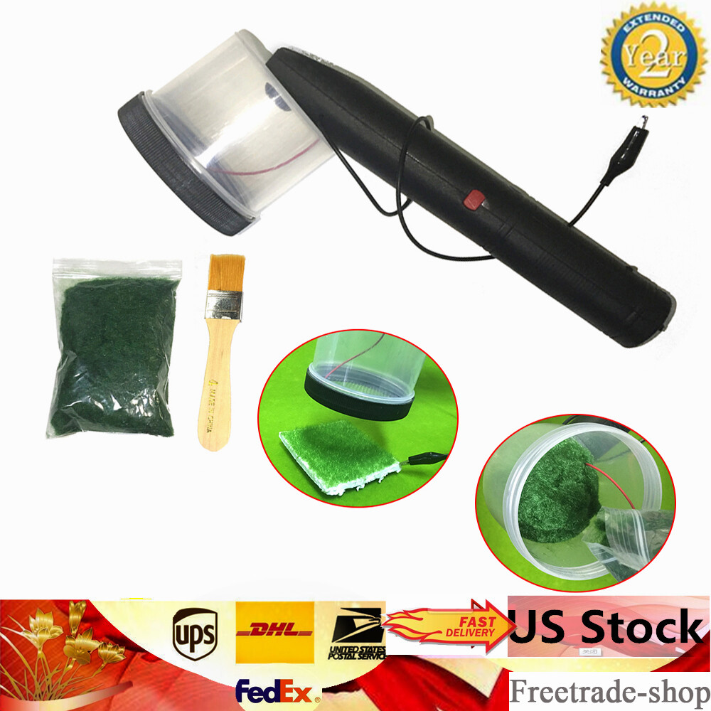 Flock Machine Static Applicator for Train Railroad Tree Grass  Advanced Diorama