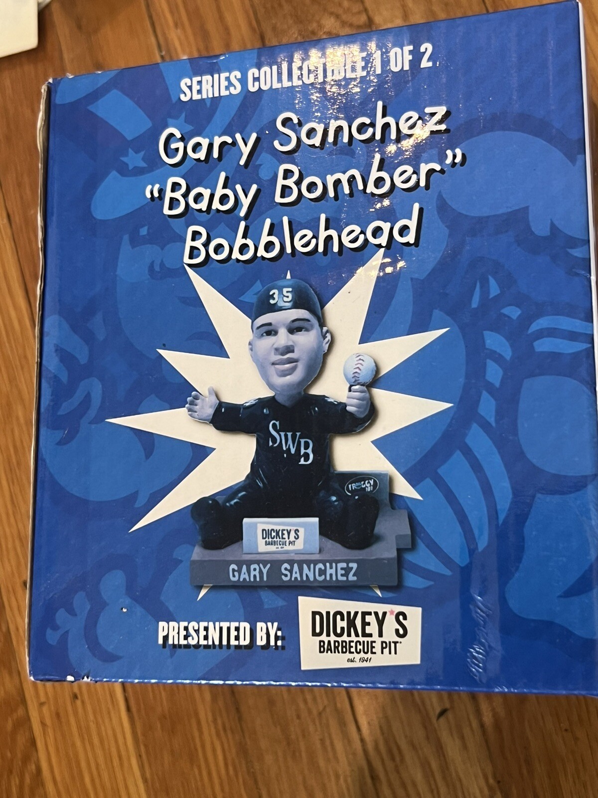 Gary Sanchez Scranton Wilkes-Barre Yankees Baby Bomber Bobblehead SGA