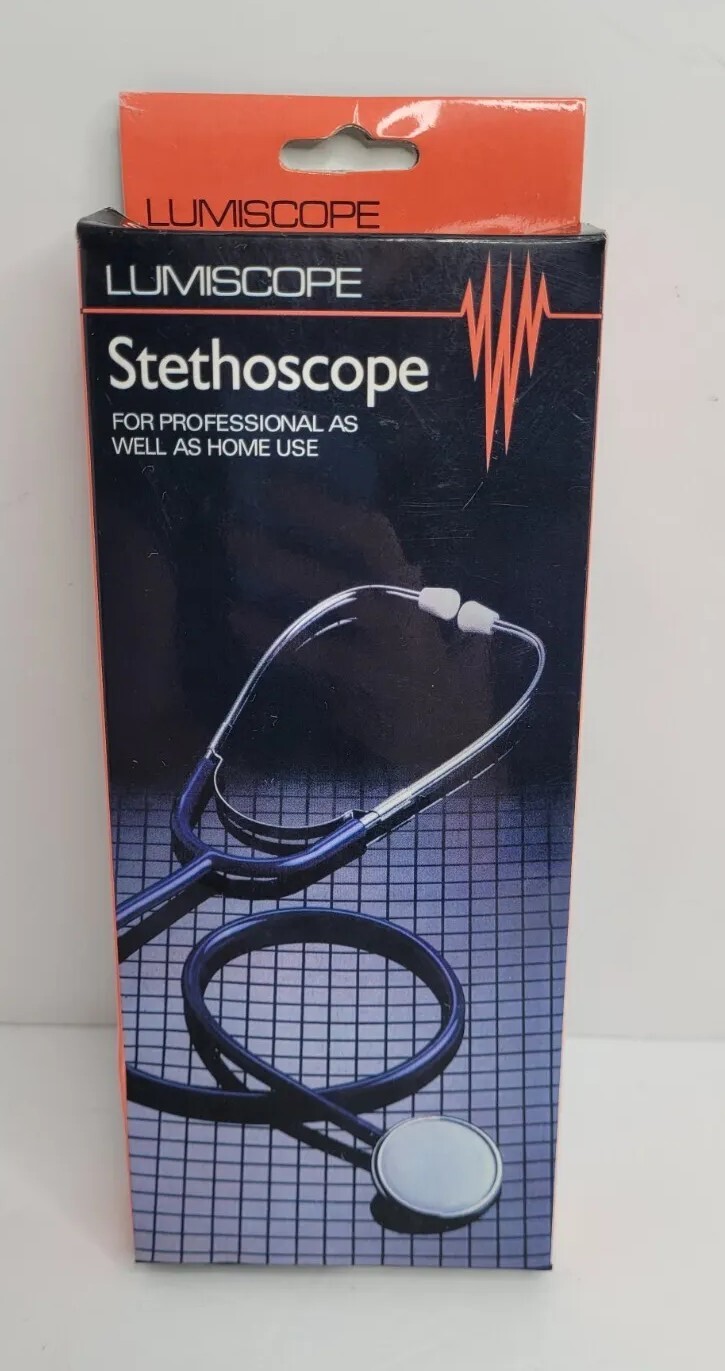 Lumiscope Professional Dual Head Stethoscope 008 Series Brand New Vintage NOS