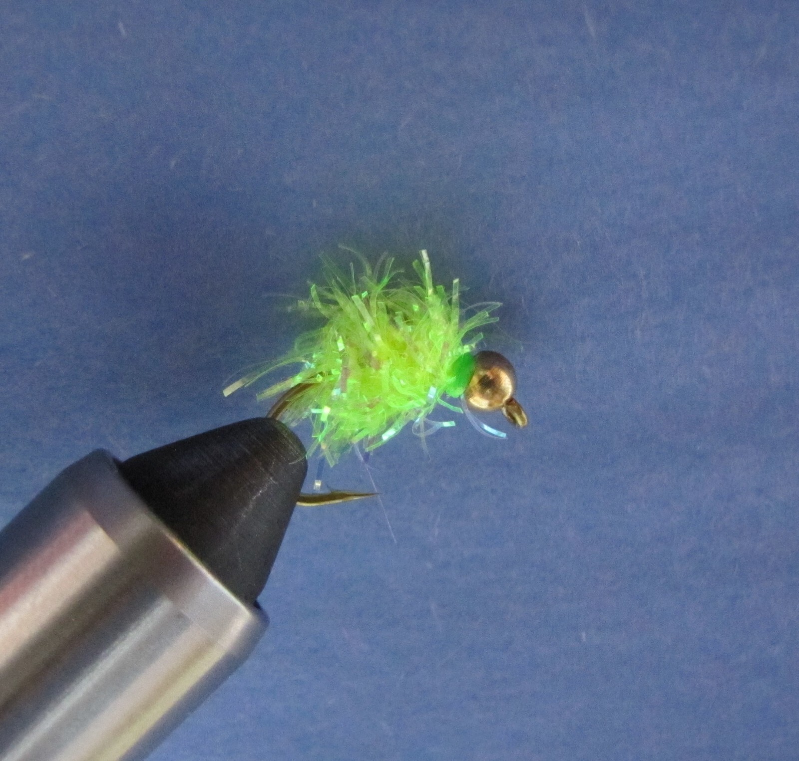 Opal Chartreuse Estaz egg Steelhead, Salmon, trout fly fishing Bead head #8