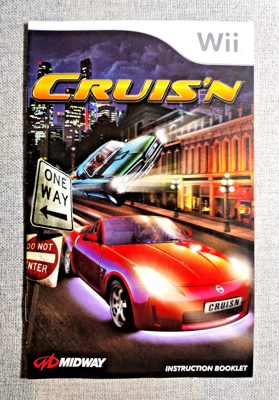 Cruis'n Instruction Manual Only - Nintendo Wii