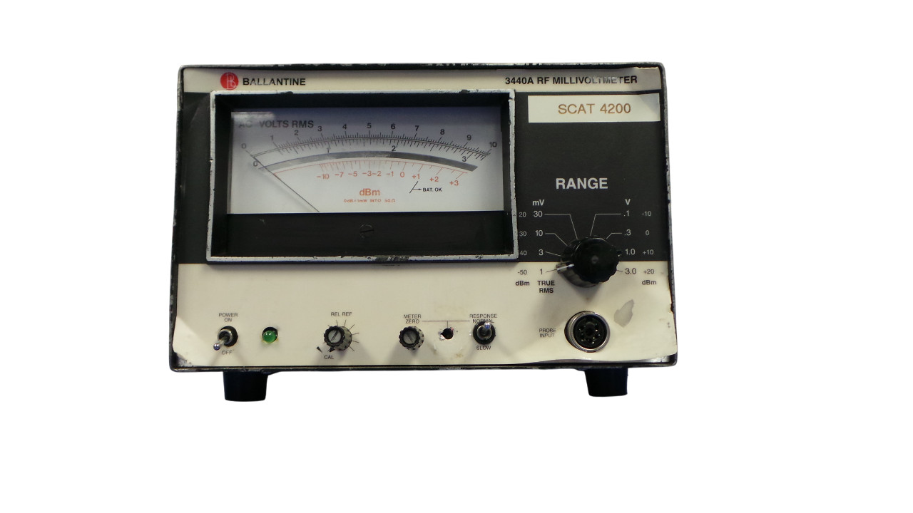 BALLANTINE 3440A RF MILLIVOLTMETER - Free Shipping
