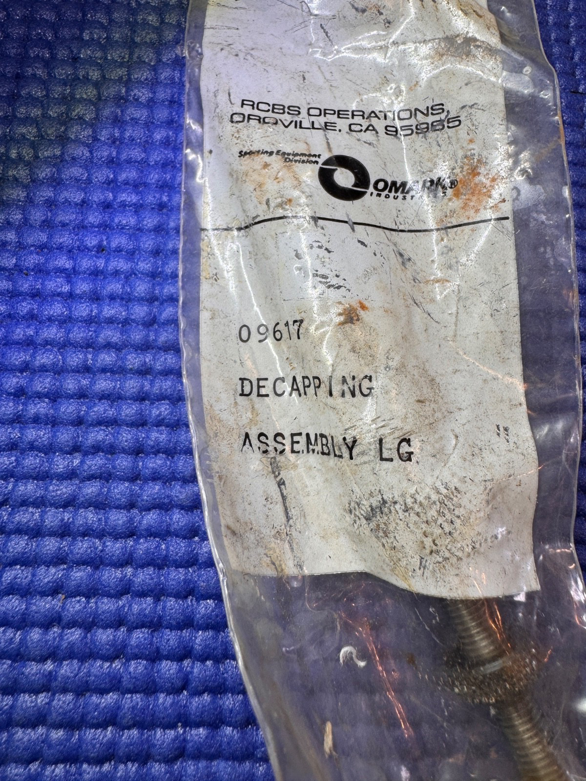RCBS Decapping Assembly LG 09617