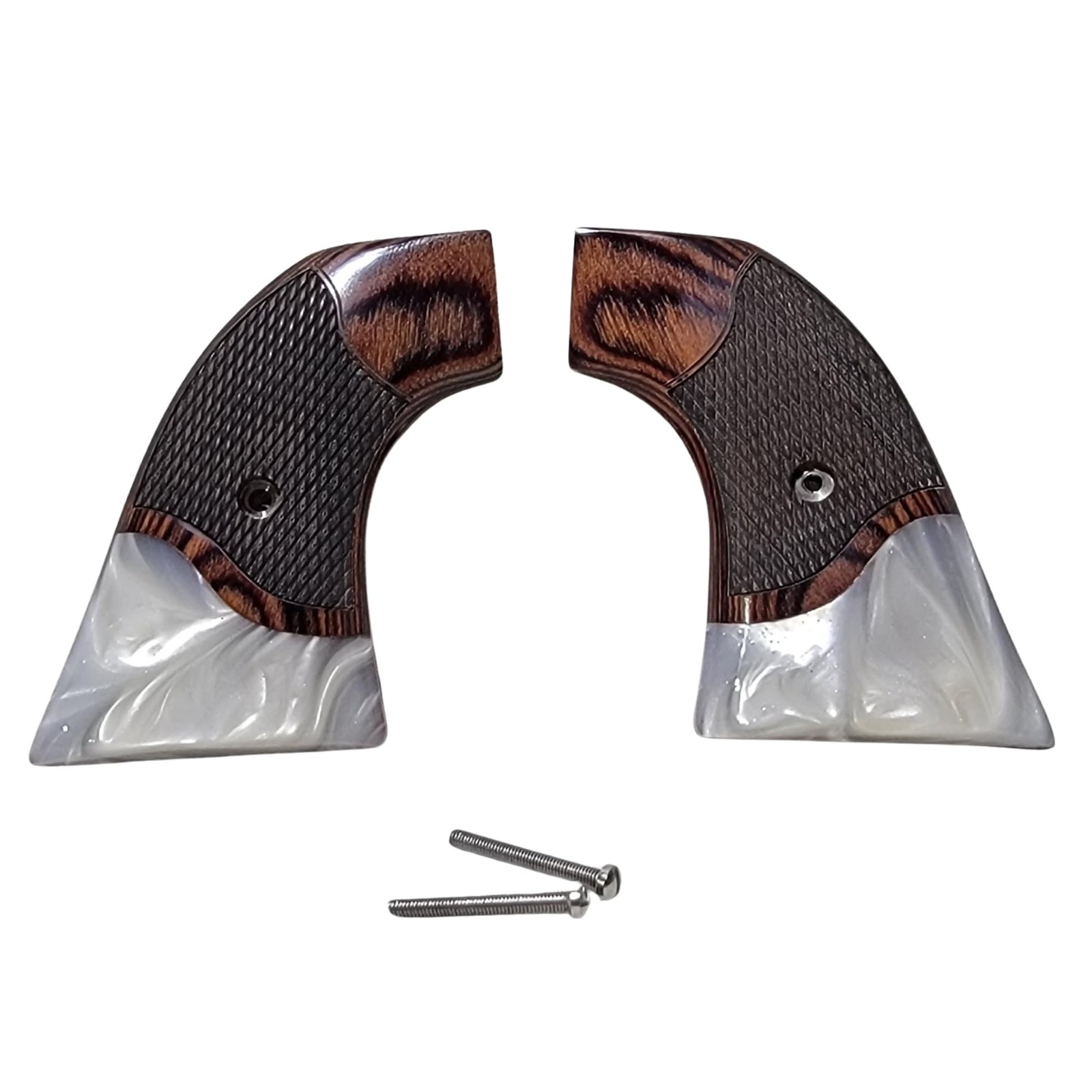 Pietta 1873 .45 “Gentleman” Rosewood with White Pearl Acrylic Accent Grips