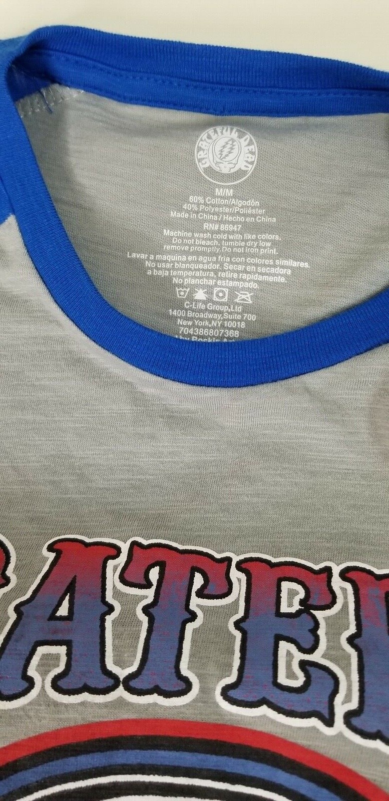 Grateful Dead Shirt Size M