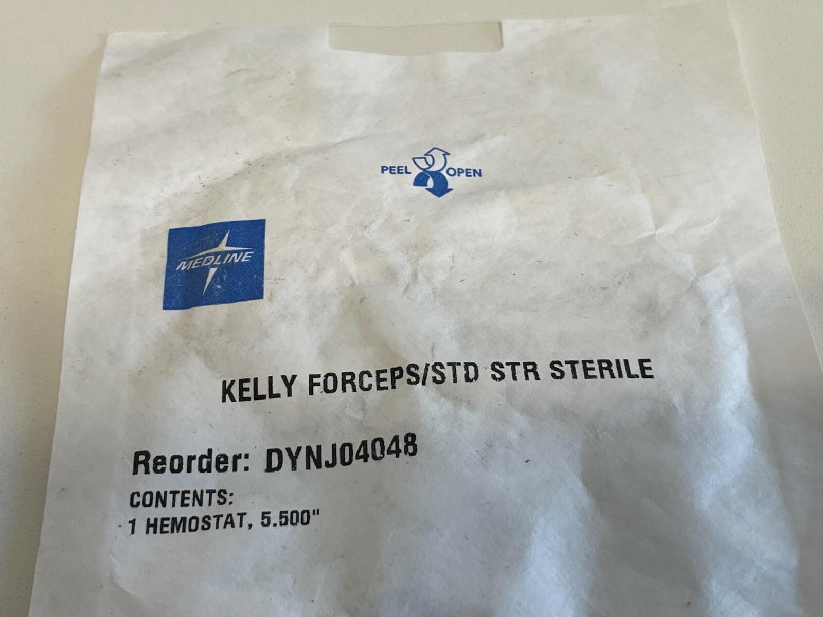D10: MEDLINE DYNJ04048 Kelly Forceps STD