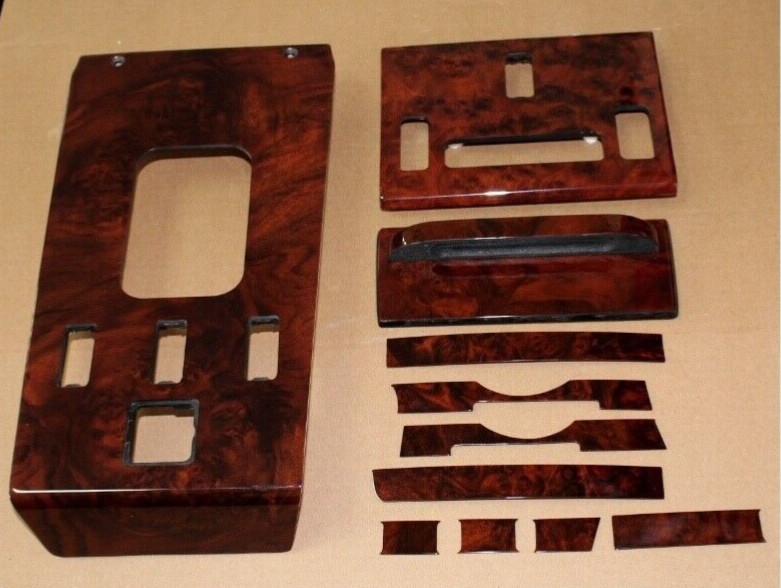 MERCEDES W107 R107 Burl Walnut Interior Set Genuine OEM Quality Veneer 560SL